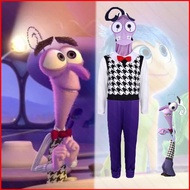 DC2 Inside Out 2 Joy Disgust Anger Fear Sadness dress coat cosplay cloth Halloween party costume
