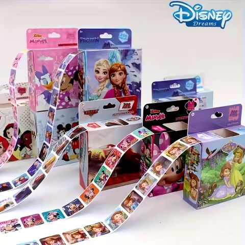 200pcs/Box Disney Frozen Princess Mickey Mouse Lightning Mcqueen Sofia The First Glitter Stickers Be
