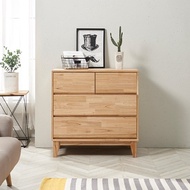 Chilling 3-tier wooden chest of drawers