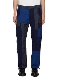 FDMTL PATCHWORK COTTON CARGO PANTS