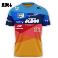 KTM Racing Tshirt / Baju Microfiber Jersi / Jersey Sublimation / Tshirt Jersey