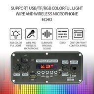 MODUL AMPLI 2X10W MP3 PLAYER AMPLIFIER BLUETOOTH RADIO CARD ECHO MIC
