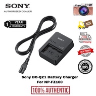 Sony BC-QZ1 Battery Charger For NP-FZ100 Battery Pack ( 1 Year Warranty )