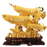 Patung Desain Ikan Arwana Jumbo / Pajangan Fengshui Ikan Arwana