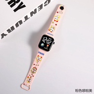 【 sanheZ】Sanrio Hello Kitty Cartoon Children Watches For Kids Fashion Wristwatch Student LED Electronic Sport Boys Girls Smart Watch Gift