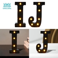 [Gralara] Illuminated Marquee Letter Lamp, Decorative Letter Light, Cafe Decoration, Home Wall, Wedd