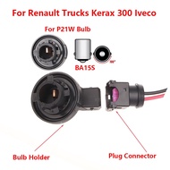 Renault Kerax Iveco Turn Signal Light Socket 1156 P21W Bulb Holder Connector
