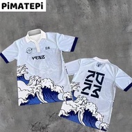JERSEY RETRO COLLAR YENZ JAPAN EDITION VIRAL SUBLIMATION JERSEY LELAKI PEREMPUAN MICROFIBER JERSI