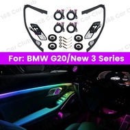 11 Colors Ambient Light For BMW G20 New 3 Series Car LED Speaker Cover Midrange Tweeter HiFi Music S
