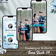 WEBSITE INVITATION - DIGITAL WEDDING INVITATION - WEB LOVE WEDDING INVITATION - HAPPY THEMED ONLINE 