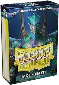 Dragon Shield Sleeves - Matte Japanese Jade 60 CT – MGT Card Sleeves are Smooth &amp; Tough – Compatible with Pokemon, Yugioh, &amp; Magic The Gathering Card Sleeves