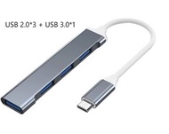 Type-c轉USB分插器 集線器 Type-c to USB 3P HUBS  USB 4端口多功能集線器適配器 USB-C插頭 Type-c轉USB-A OTG USB C HUB 4 Port 