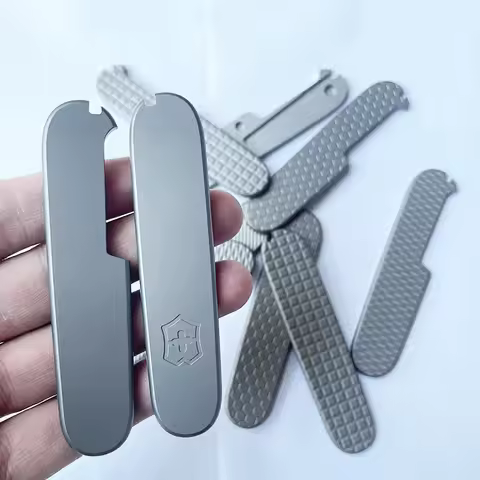 91MM Replacement TC4 Titanium Scales for SAK Victorinox Swiss Army