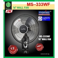 MORRIES 16 INCHES WALL FAN MS 333WF (4 AL ALLOY FAN BLADE)(WITHOUT REMOTE FUNCTION)12 MONTH WARRANTY