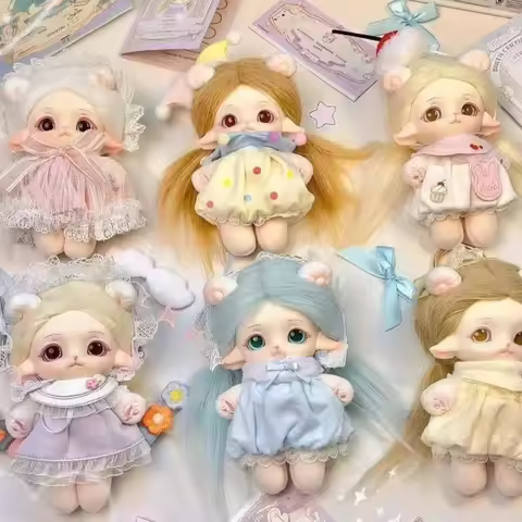 P!NYUN MIMIA Kindergarten Series Blind Box Cute Backpack Pendant Dolls Desktop Ornament Anime Figure