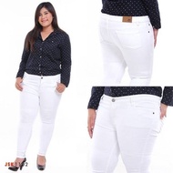 RJ246 Jsk Celana Panjang Skinny Jeans Wanita Cewek Jumbo Big Size