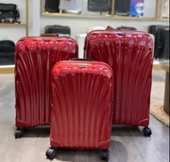 開學優惠 Samsonite C-LITE SPINNER 55/20 EXP RED 20吋 可擴張 升級超輕貝殼 登機箱 紅色 歐洲製造 C LITE 搵喼More易