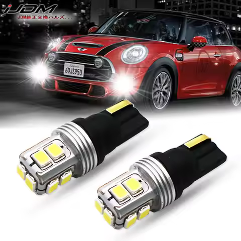 iJDM Error Free Canbus T10 LED Lights W5W 168 194 LED 12V 24V For mini Cooper F54 F55 F56 R52 R53 R5