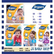Drypers Drypantz M60 / L48 / XL42 / XXL36 Drypers