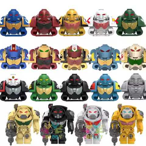 Kids Toys Film Series Building Blocks Mech Warrior Mini Action Figures Toys For Kids Christmas Gifts