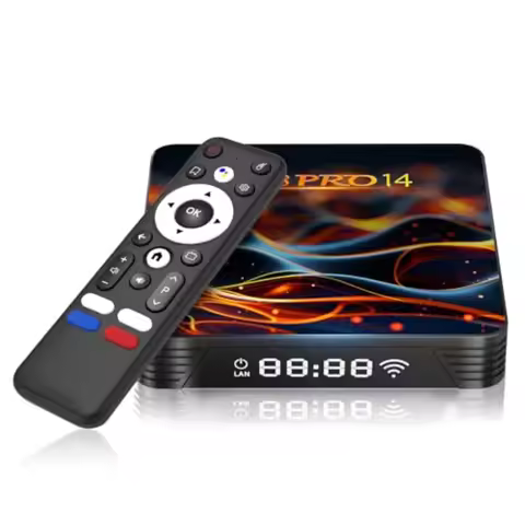 Android TV Box 2026, Android 14 TV Box 2GB 16GB Support 4K 6K 8K WiFi 6, Smart Box for TV with RK351