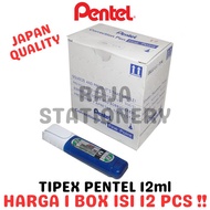 PENTEL CORRECTION FLUID 12ML TIPEX CAIR PENTEL TIP EX ZL-31W [12PCS]