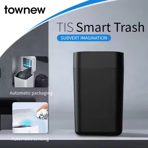 TOWNEW T1S smart sensor trash can T1S Second Generation sensor lid opening automatic packaging and b