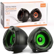 Wesdar CS1 Multimedia Stereo Computer Speaker / USB POWERED / Volume Control