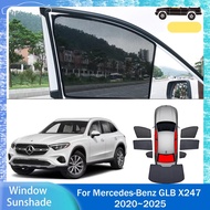 For Mercedes-Benz GLB X247 2020~2025 2023 2024 Car Magnetic Mesh Privacy Sunshade Side Window Sun Sh