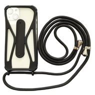 TEMU Silicone Phone Case With A Stand And Lanyard, Compatible With Any Smartphone Ranging From 4.7 T