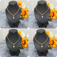 3 Kings Necklace Mini Heart Pendant Available In Sizes 2 3 Mm. Length 20 Inches 24