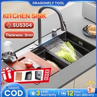 Sink NANO Kitchen Sink 304 Stainless Steel Sink Dapur Sinki Bowl Basin sinki dapur stainless steel
