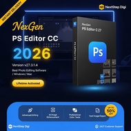 NextGen Ps Editor CC 26 v27.3.1.4 (Windows & Mac) 2026 | NextStep Digi | PS Editor best photo Editor