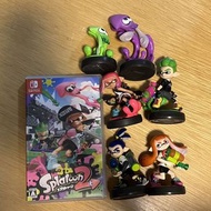 Switch 日版 Splatoon 2 連6隻漆蛋amiibo