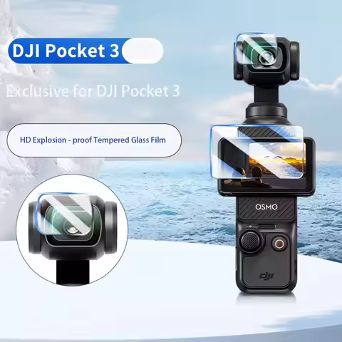 Tempered Glass For DJI OSMO Pocket 3 Tempered Glass Screen Lens Protective Film dji pocket 3 creator