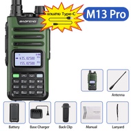 M-13 Pro Air Band Walkie Talkie ไร้สาย Copy ความถี่ MULTI Band NOAA Type-C AM ระยะยาว