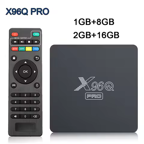 X96Q PRO Smart TV BOX Android 10 Allwinner H313 2GB 16GB X96Q PRO 2.4G WiFi 4K HD Set-Top Box 1G8G M