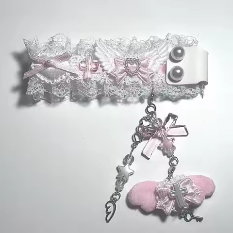 Pink Keyboard Strap Ribbon Custom Mechanical Keyboard Accessory Fit For Wooting Series Custom Keyboa