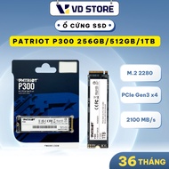 Patriot P300 SSD Hard Drive 256GB/ 512GB/ 1TB M.2 2280 PCIe NVMe (Gen 3x4)