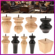 [hcvcuzq3] Wood Round Sofa Couch TV Stand Table Furniture Legs Stand Feet Replacement