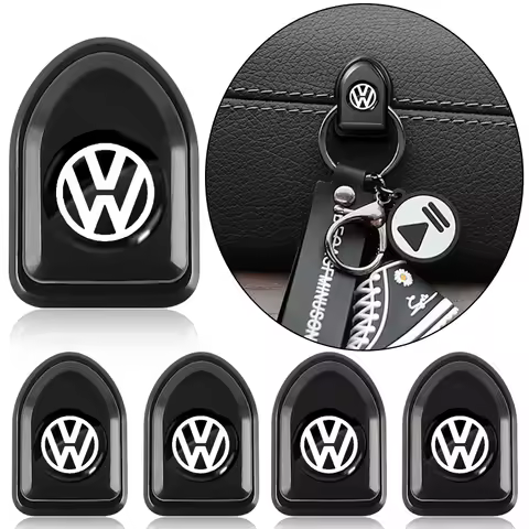 1/2/4pcs Mini Car Hooks USB Cable Headphone Key Storage Hooks Car Accessories Caps For VW CC Golf 6 