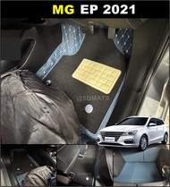 พรมปูพื้นรถยนต์7D MG EP 2021 พรม7D เอ็มจี อีพี เสริมใยดักฝุ่น เต็มคัน
