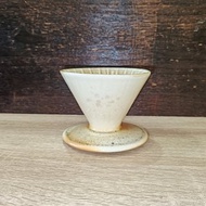 柴燒無釉咖啡濾杯-鶯歌李玟叡