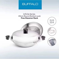 Buffalo 40cm Infinite Round Bottom Wok(One Piece Technology)