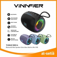 VINNFIER TANGO NEO 6 BLUETOOTH MINI SPEAKER BUILT IN MICROPHONE USB MICRO SD CARD SLOT 16W MAX OUTPU