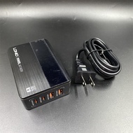 LDNIO GaN QC30 เครื่องชาร์จแบบชาร์จเร็ว PD100W Super Quick Charge อะแดปเตอร์ไฟแล็ปท็อป USB-C Type-C