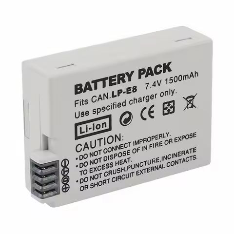 1500mAh LP-E8 LP E8 Digital Camera Battery For Canon 550D 600D 650D 700D X4 X5 X6i X7i T2i T3i T4i T