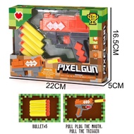 Children's Soft bullet nerf pixel blast toy gun