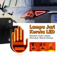 Auto Light For Rear Window Finger Gesture Sign, Car Middle Finger Remote Gesture LED Light