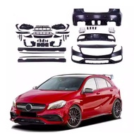 MERC BENZ A-CLASS W176 A45 BODYKIT PP MATERIAL FIT FOR MERCEDES BENZ W176 A-CLASS REPLACEMENT PARTS 